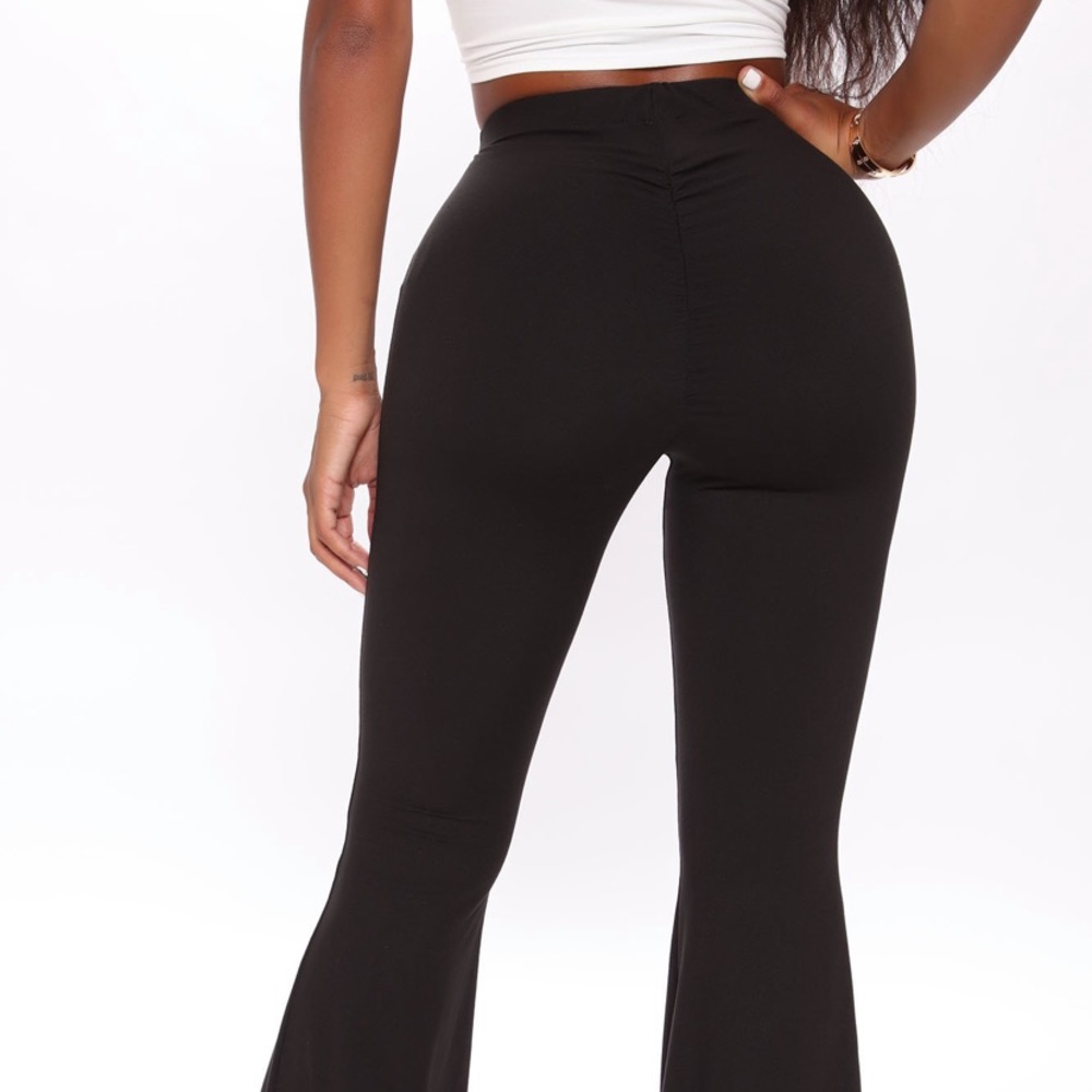 Ruched fashion nova flares